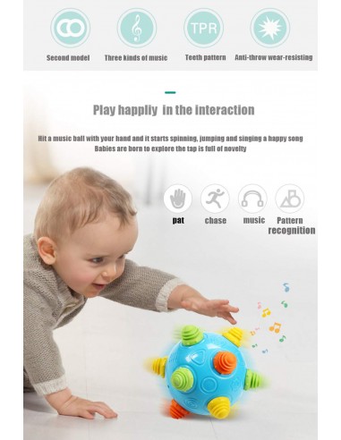 Pelotas para bebés y juguetes con movimiento
